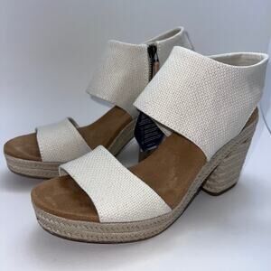 Toms Majorca Rope Platform Sandal, Women's Size 8.5
